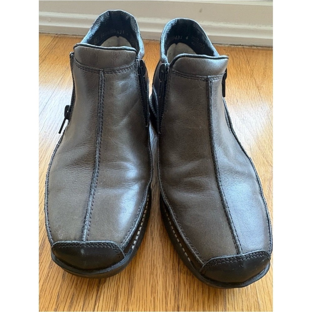REIKER BROWN Leather Ankle Boots Womens 36 US 5.5 $125